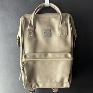 Beige Backpack